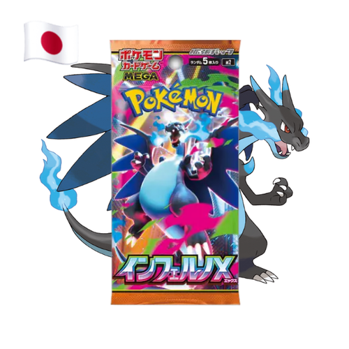 Booster Pokémon (JP) — MEGA Inferno X — 5 cartes — Neuf & Scellé