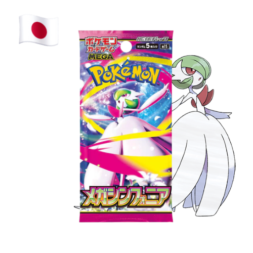 Booster Pokémon (JP) — MEGA Gardevoir — 5 cartes — Neuf & Scellé