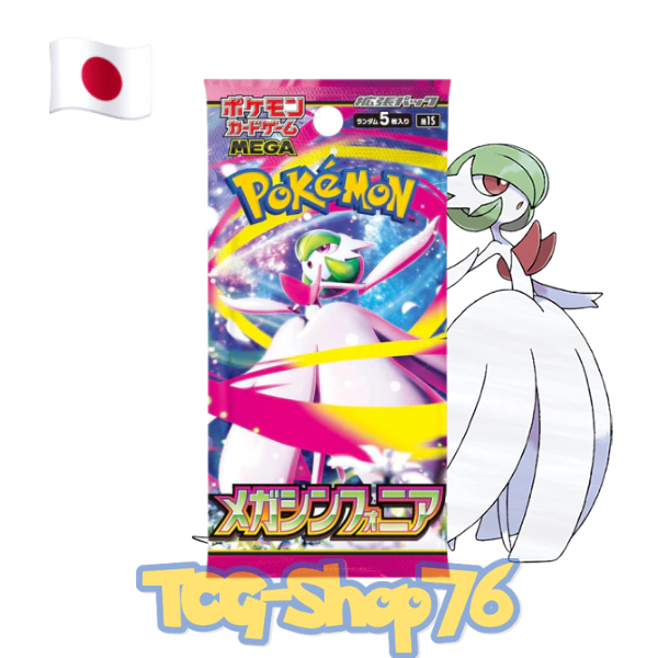 Booster Pokémon (JP) — MEGA Gardevoir — 5 cartes — Neuf & Scellé