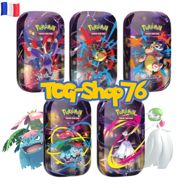 Mini Tin Pokémon Mega Evolution (FR) — ME1 — Metal Box — New & Sealed