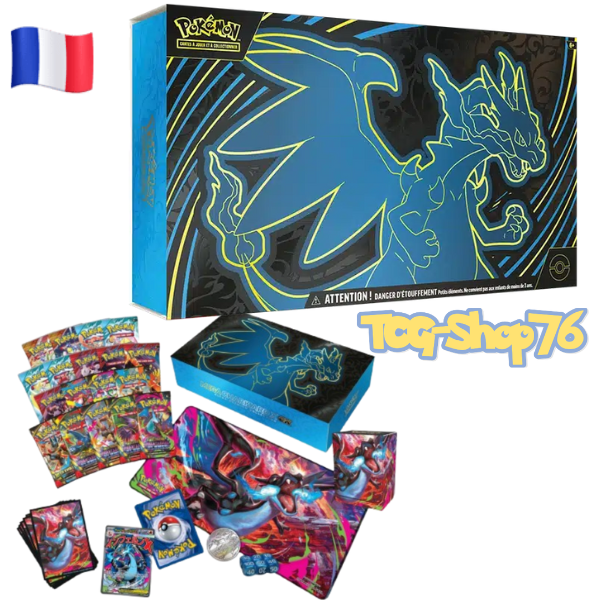 Collection Ultra Premium  – Méga-Dracaufeu X EX (FR) — ME2 — 18 boosters + 2 promos — Neuf & scellé