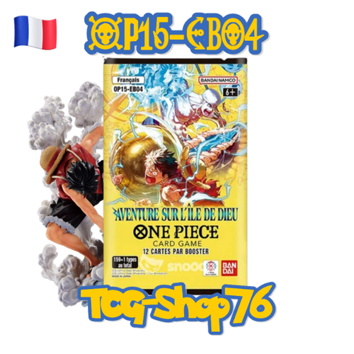 Booster One Piece OP-15 EB-04 Aventure sur l'île de dieu 🇫🇷 Français