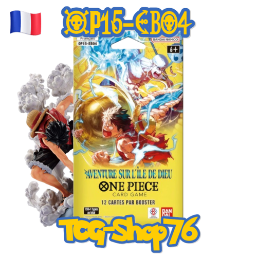 Blister Booster One Piece OP-15 EB-04 Aventure sur l'île de dieu 🇫🇷 Français
