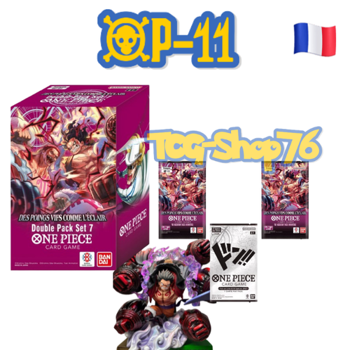 One Piece Card Game DP-07 Double Pack Set 7 - Des poings vifs comme l’éclair (FR)