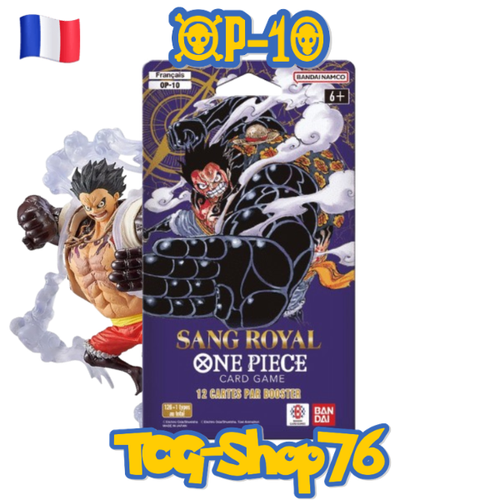 Blister Booster One Piece OP-10 Sang Royal 🇫🇷 Français