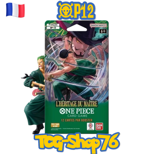 Blister Booster One Piece OP-12 L’Héritage du Maître 🇫🇷 Français