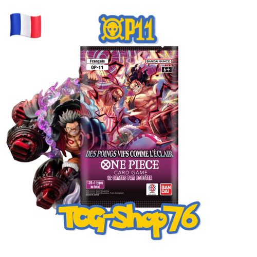 Booster One Piece OP-11 Des Poings Vifs Comme l’Éclair 🇫🇷 Français