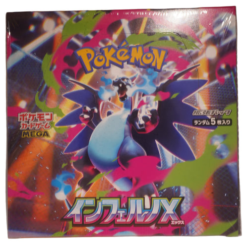 Display Pokémon (JP) — MEGA Dracaufeu X — 30 Boosters (5 cartes/pack) — Neuf & Scellé