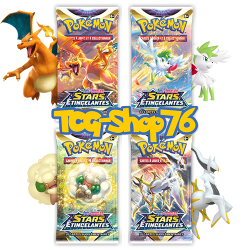Booster Pokémon Stars Étincelantes (FR) — EB12 — 10 cartes — Neuf & scellé