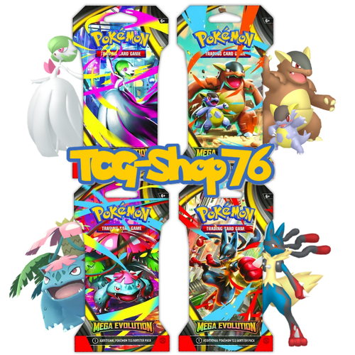 Booster Pokémon Méga-Évolution (FR) — ME1 — 10 cartes — Sous blister — Neuf & scellé
