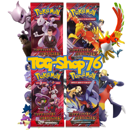 Booster Pokémon Rivalités Destinées (FR) — EV10 — 10 cartes — Neuf & scellé