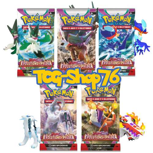 Booster Pokémon Évolution A Paldéa (FR) — EV2 — 10 cartes — Neuf & scellé