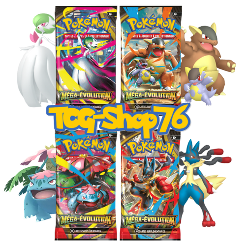 Booster Pokémon Méga-Évolution (FR) — ME1 — 10 cartes — Neuf & scellé