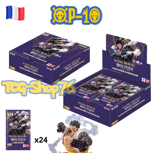 One Piece Card Game OP-10 Sang Royal – Display 24 Boosters (FR)