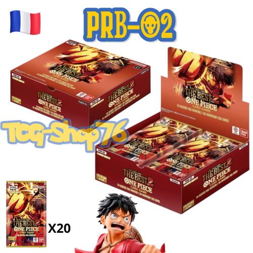 One Piece Card Game PRB-02 The Best Vol.2 – Display 20 Boosters (FR)