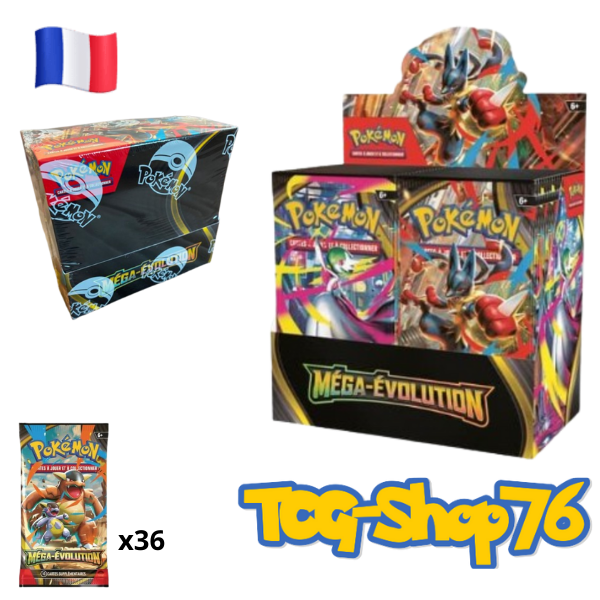 Display Pokémon (FR) — Méga Évolution — 36 Boosters — Neuf & Scellé
