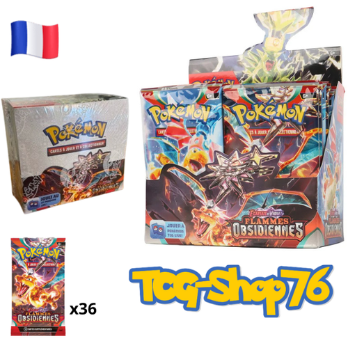Display Pokémon (FR) — Flammes Obsidiennes — 36 Boosters — Neuf & Scellé