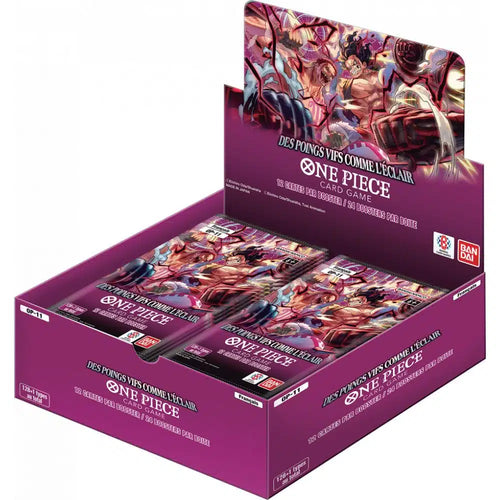 One Piece Card Game OP-11 Des Poings Vifs Comme l’Éclair – Display 24 Boosters (FR)