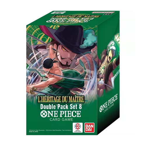 One Piece Card Game DP-08 Double Pack Set 8 – L’Héritage du Maître (FR)