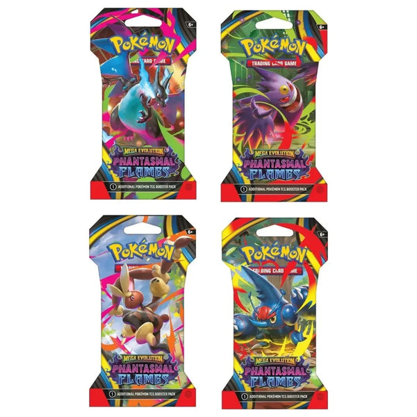 Booster Pokémon Flamme Fantasmagorique (FR) — ME2 — 10 cartes — Sous blister — Neuf & scellé